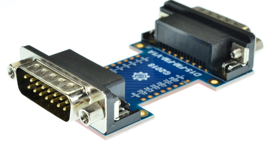 DB15HD VGA Female connector Breakout Board
